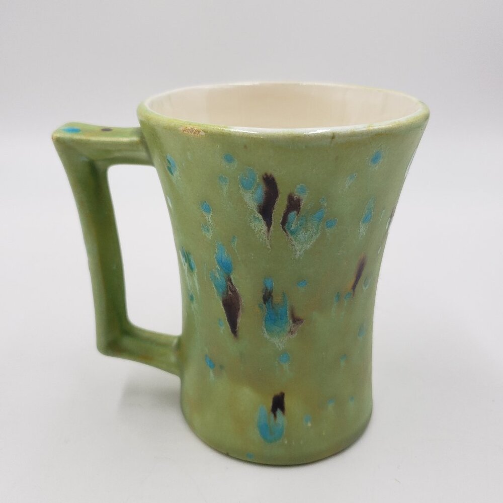 Vintage 70s Green Mug